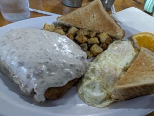 A dish at Squat 'N' Gobble