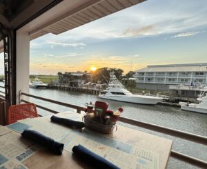 Sunsets Creekside Bar from outside