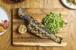 A dish at Taverna Philosophia: Aegean Brasserie