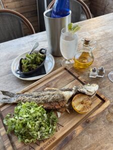 A dish at Taverna Philosophia: Aegean Brasserie