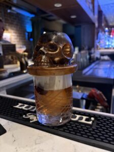 A drink at The Bootlegger Savannah Speakeasy