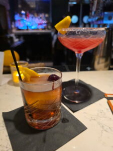 A drink at The Bootlegger Savannah Speakeasy