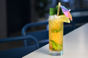 A drink at Zunzi's